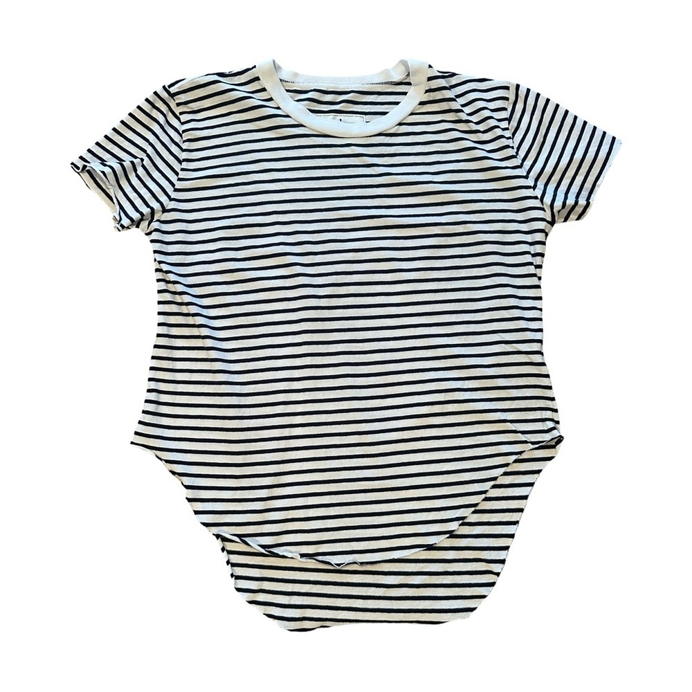 Frank & Eileen NWD Theo Perfect Tee Navy French Stripe Size M - Picture 4 of 10